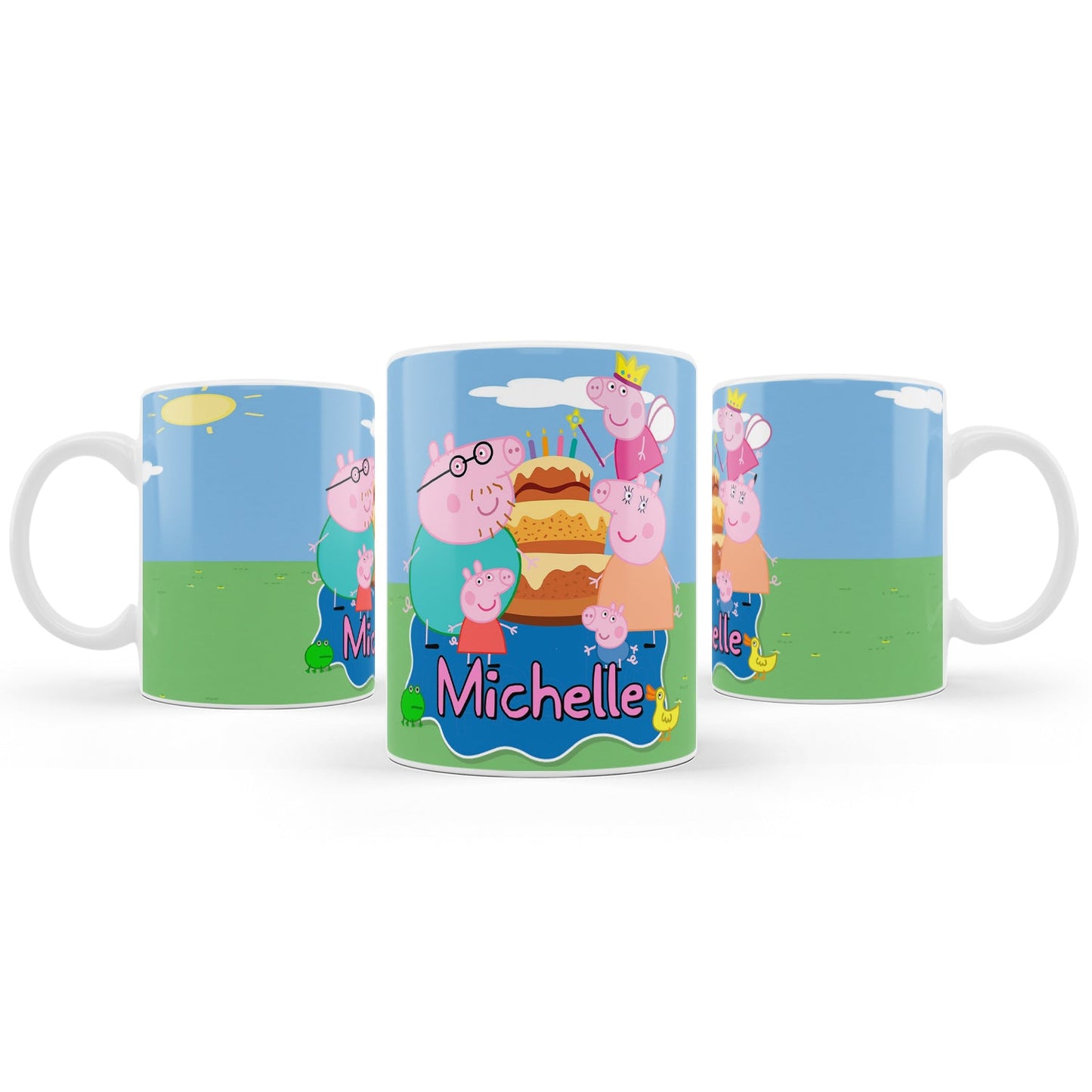 Sublimation Mug with Peppa Pig design