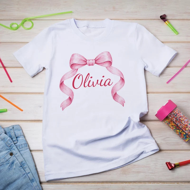 Cute Pink Bow Birthday Decorations, Pastel Pink Bow Party Supplies, Pink Bow Themed, Pink Bow Digital Template, Editable Pink Bow Image SVG PNG