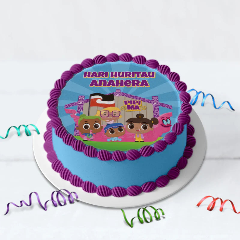 Pipi Ma Birthday Decorations, Pitau, Haumi Party Supplies, Potiki, Totiki Themed, Te Reo Maori Digital Template, Editable Pipi Ma Image SVG PNG