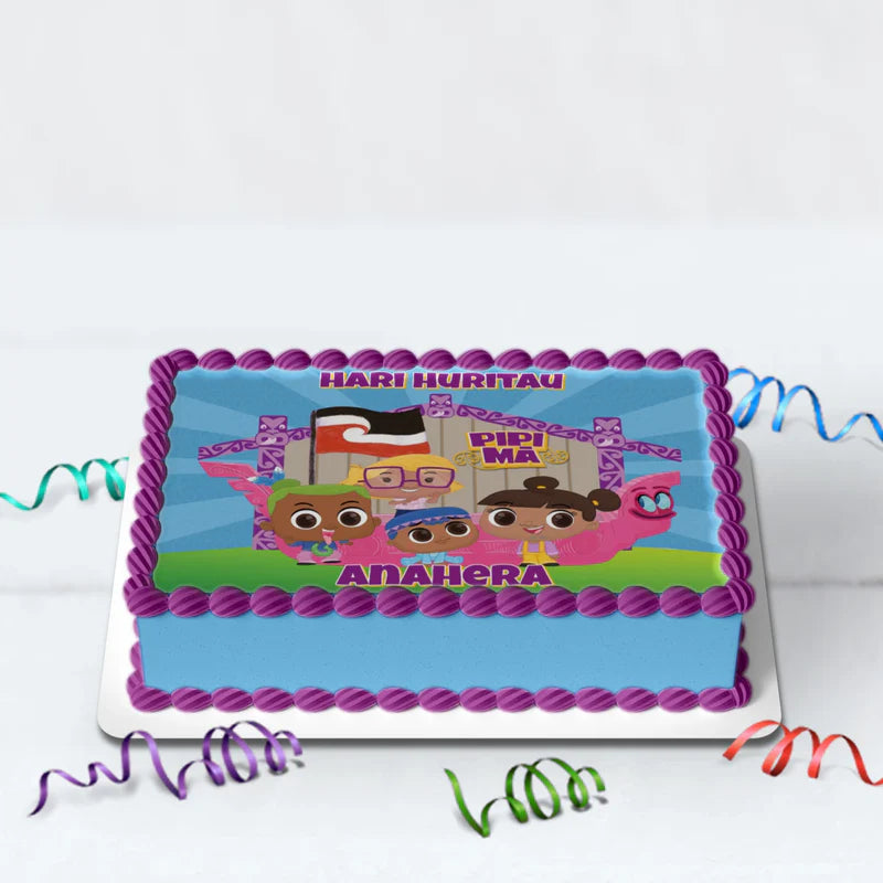 Pipi Ma Birthday Decorations, Pitau, Haumi Party Supplies, Potiki, Totiki Themed, Te Reo Maori Digital Template, Editable Pipi Ma Image SVG PNG