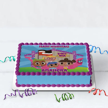 Pipi Ma Birthday Decorations, Pitau, Haumi Party Supplies, Potiki, Totiki Themed, Te Reo Maori Digital Template, Editable Pipi Ma Image SVG PNG
