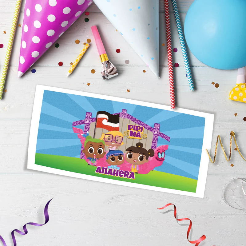 Pipi Ma Birthday Decorations, Pitau, Haumi Party Supplies, Potiki, Totiki Themed, Te Reo Maori Digital Template, Editable Pipi Ma Image SVG PNG
