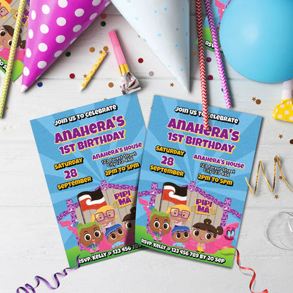 Pipi Ma Birthday Decorations, Pitau, Haumi Party Supplies, Potiki, Totiki Themed, Te Reo Maori Digital Template, Editable Pipi Ma Image SVG PNG