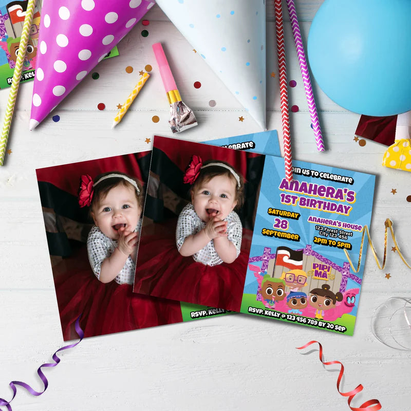 Pipi Ma Birthday Decorations, Pitau, Haumi Party Supplies, Potiki, Totiki Themed, Te Reo Maori Digital Template, Editable Pipi Ma Image SVG PNG