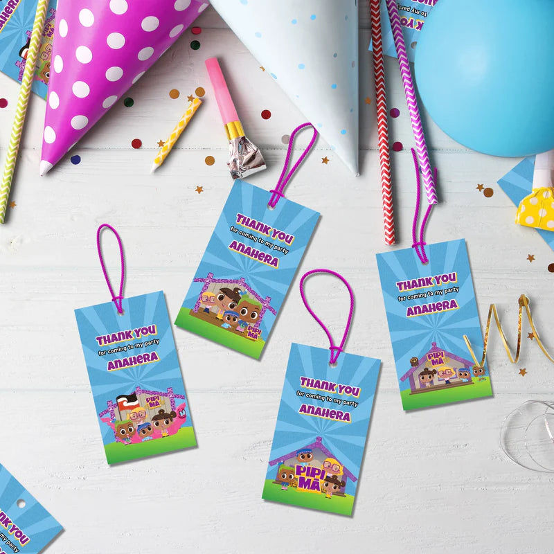 Pipi Ma Birthday Decorations, Pitau, Haumi Party Supplies, Potiki, Totiki Themed, Te Reo Maori Digital Template, Editable Pipi Ma Image SVG PNG