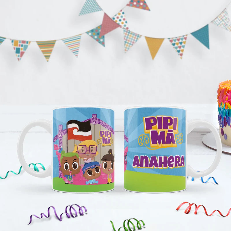 Pipi Ma Birthday Decorations, Pitau, Haumi Party Supplies, Potiki, Totiki Themed, Te Reo Maori Digital Template, Editable Pipi Ma Image SVG PNG