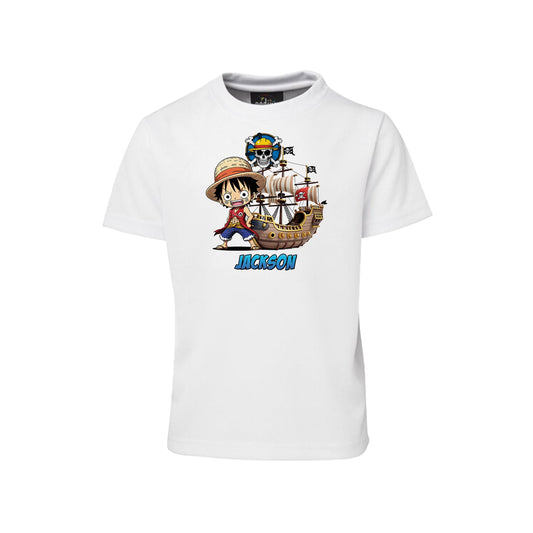 Sublimation T-Shirt with One Piece Manga Series Design