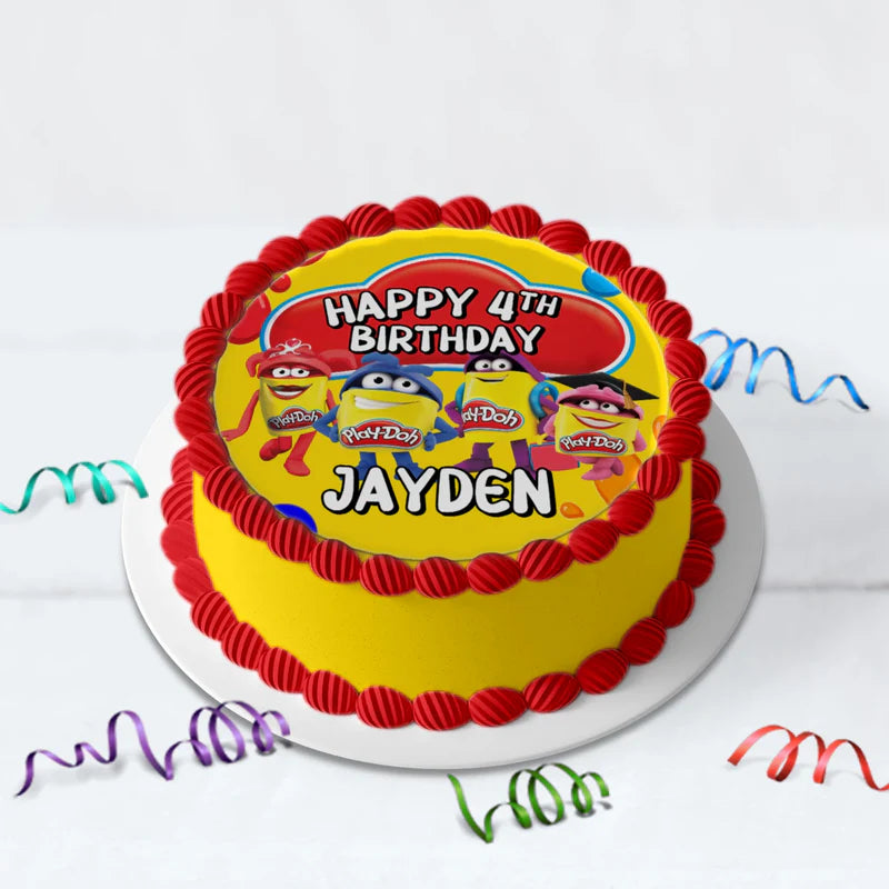 Play-Doh Birthday Decorations, Playdoh Party Supplies, Play Doh Themed, Toys Digital Template, Editable Play Doh Image SVG PNG
