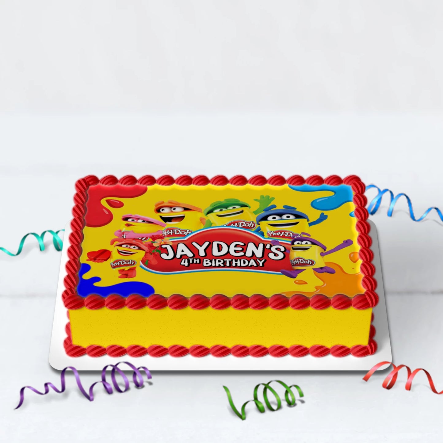 Play-Doh Birthday Decorations, Playdoh Party Supplies, Play Doh Themed, Toys Digital Template, Editable Play Doh Image SVG PNG
