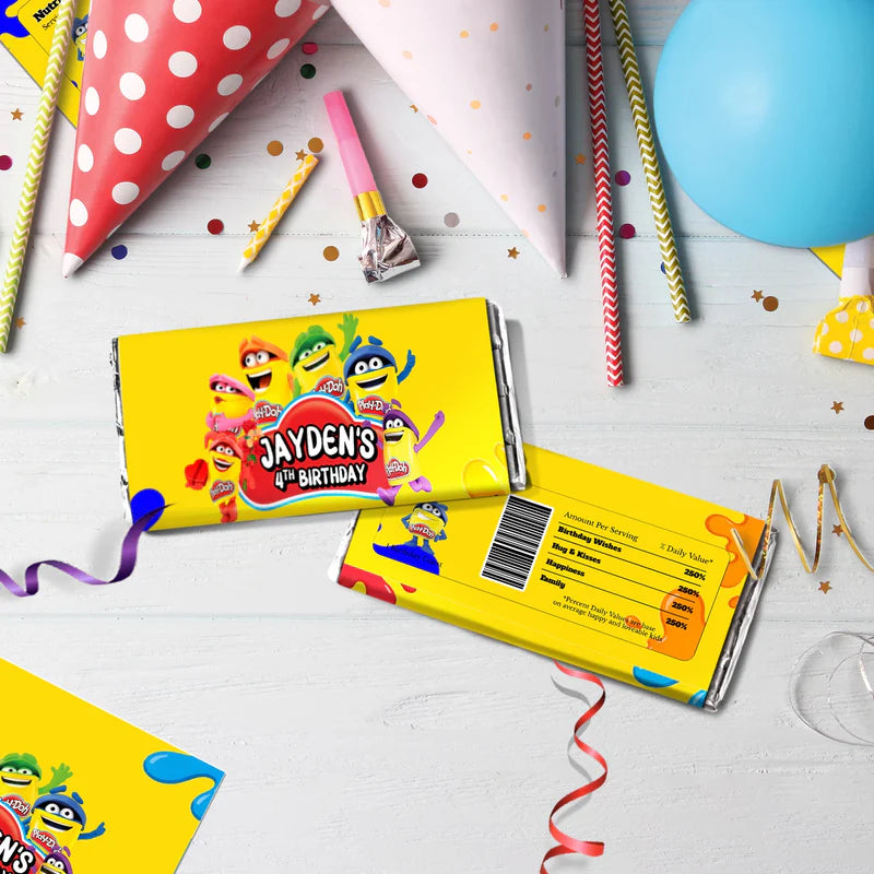 Play-Doh Birthday Decorations, Playdoh Party Supplies, Play Doh Themed, Toys Digital Template, Editable Play Doh Image SVG PNG