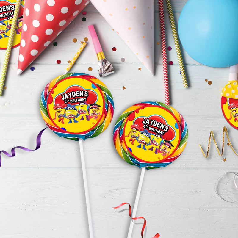Play-Doh Birthday Decorations, Playdoh Party Supplies, Play Doh Themed, Toys Digital Template, Editable Play Doh Image SVG PNG