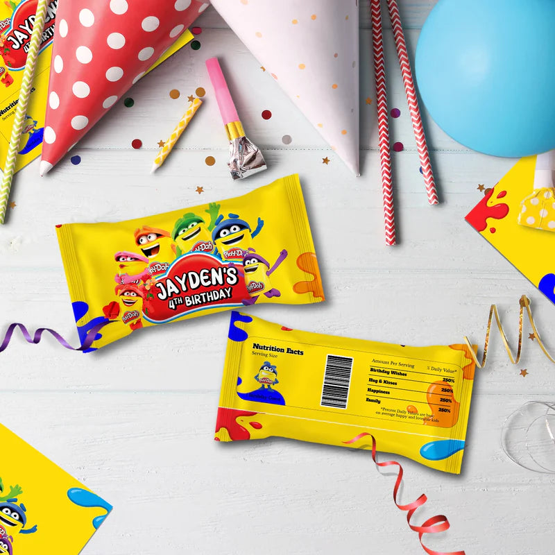 Play-Doh Birthday Decorations, Playdoh Party Supplies, Play Doh Themed, Toys Digital Template, Editable Play Doh Image SVG PNG