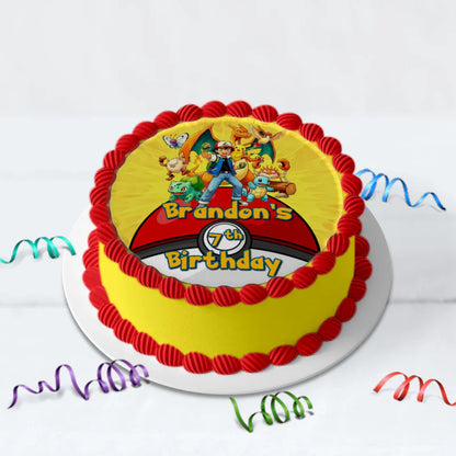 Pokemon Birthday Decorations, Anime Party Supplies, Pocket Monster Themed, Pokemon Digital Template, Editable Pokemon Image SVG PNG