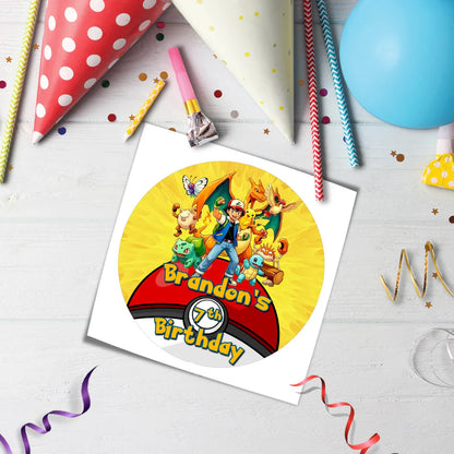 Buy Pokemon Personalized Icing Sheet Cake Images