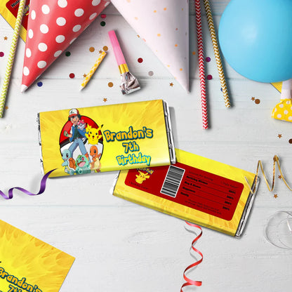 Pokemon Birthday Decorations, Anime Party Supplies, Pocket Monster Themed, Pokemon Digital Template, Editable Pokemon Image SVG PNG