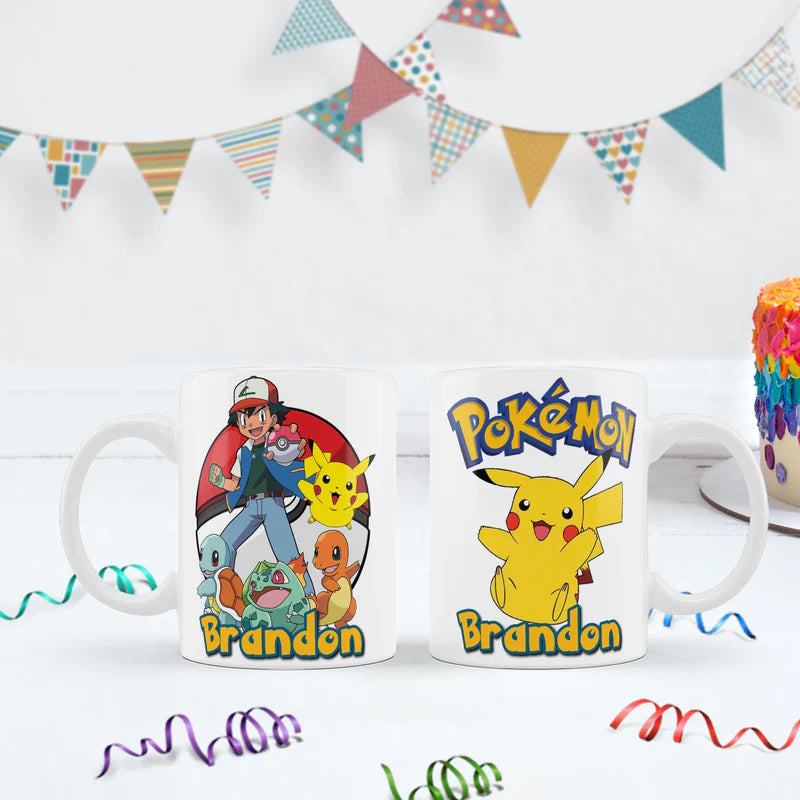 Pokemon Birthday Decorations, Anime Party Supplies, Pocket Monster Themed, Pokemon Digital Template, Editable Pokemon Image SVG PNG
