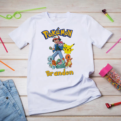 Pokemon Birthday Decorations, Anime Party Supplies, Pocket Monster Themed, Pokemon Digital Template, Editable Pokemon Image SVG PNG