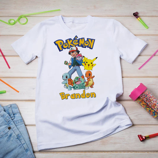 Pokemon Birthday Decorations, Anime Party Supplies, Pocket Monster Themed, Pokemon Digital Template, Editable Pokemon Image SVG PNG