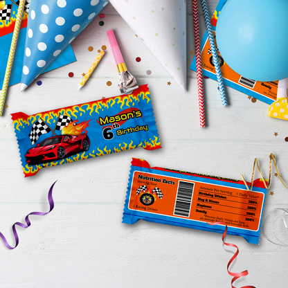 Hotwheels Birthday Decorations, Race Track Party Supplies, Nascar Themed, Race Car Digital Template, Editable Race Car Image SVG PNG