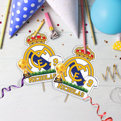 Real Madrid Birthday Decorations, La Liga Spain Party Supplies, Madridistas Real Madrid, Los Blancos Madrid, Real Madrid CF SVG