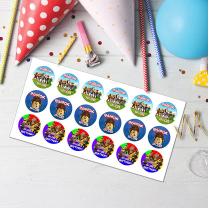 Roblox Personalized Cupcakes Toppers - Sweet Touch for Your Party