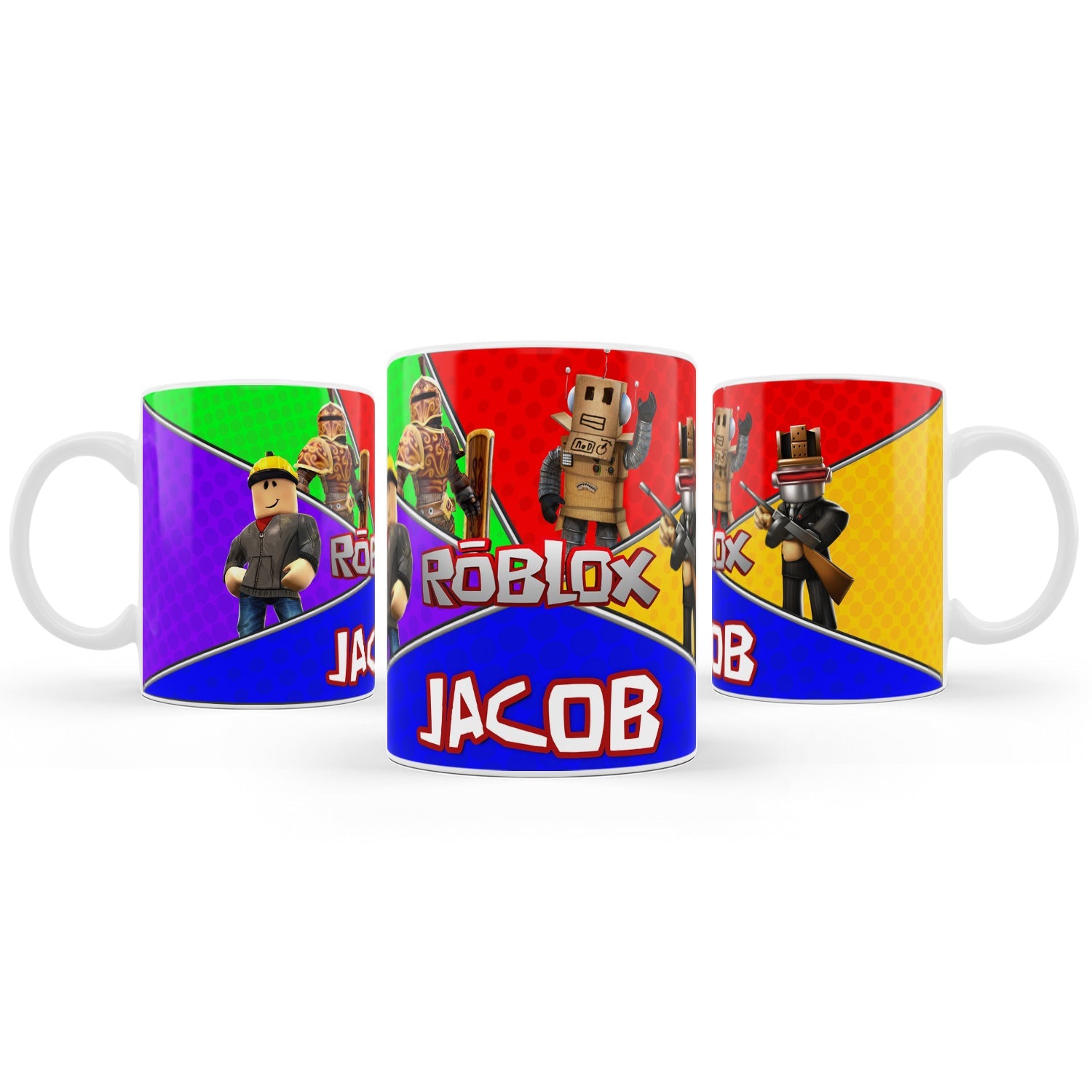 Roblox themed sublimation mug