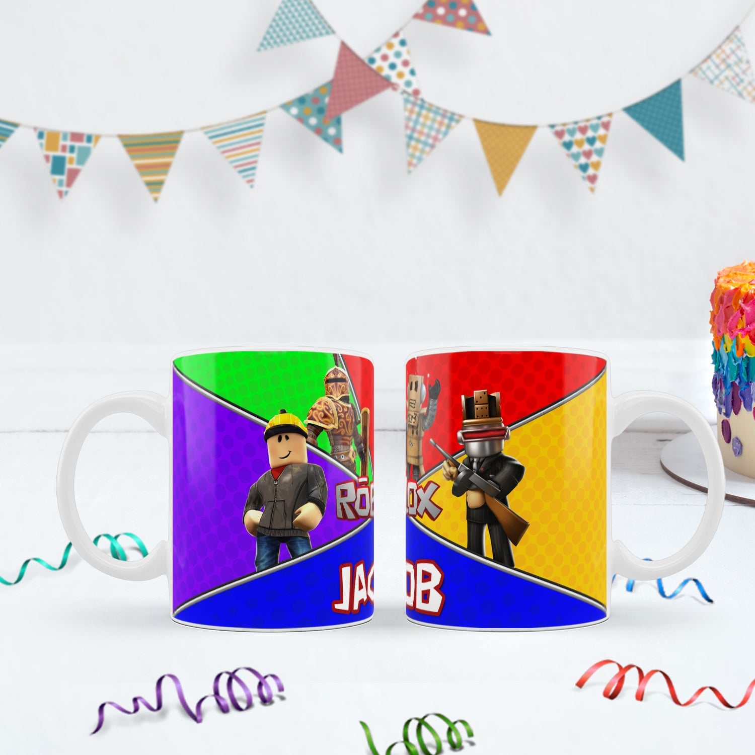 Roblox Birthday Decorations, Roblox for Boys Party Supplies, Roblox Girls, Roblox template, Roblox SVG