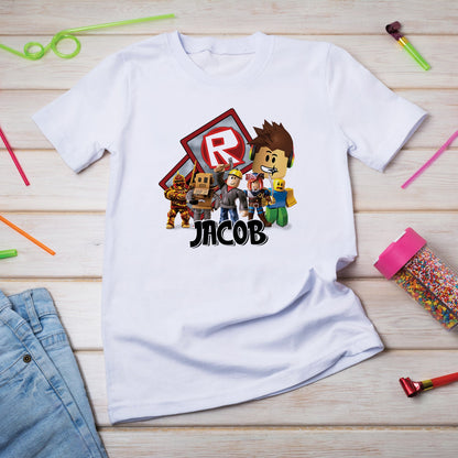 Roblox Birthday Decorations, Roblox for Boys Party Supplies, Roblox Girls, Roblox template, Roblox SVG