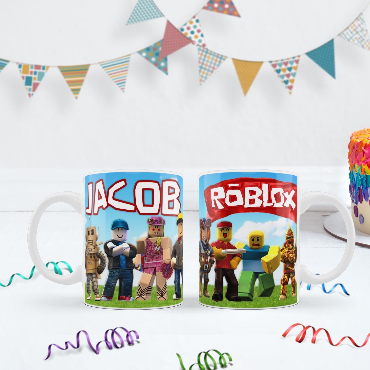 Roblox Birthday Decorations, Roblox Party Supplies, Roblox Themed, Roblox Digital Template, Editable Roblox Image SVG PNG