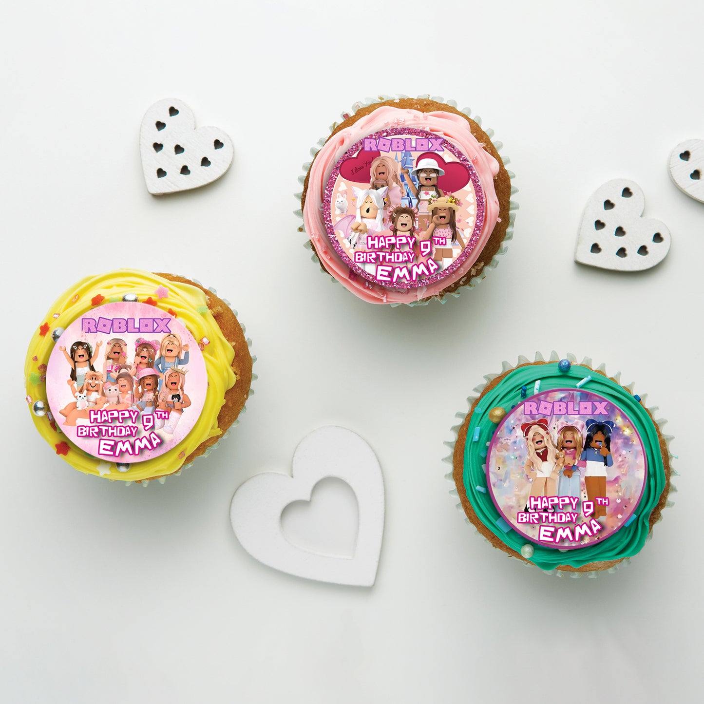 Roblox Personalized Cupcakes Toppers - Sweet Touch for Your Party