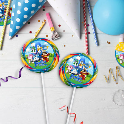 Robocar Poli Birthday Decorations, Robocar Rescue Team Party Supplies, Robocar Broomstown Themed, Robocar POLI Digital Template, Editable Robocar POLI Image SVG PNG