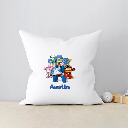 Robocar Poli Birthday Decorations, Robocar Rescue Team Party Supplies, Robocar Broomstown Themed, Robocar POLI Digital Template, Editable Robocar POLI Image SVG PNG