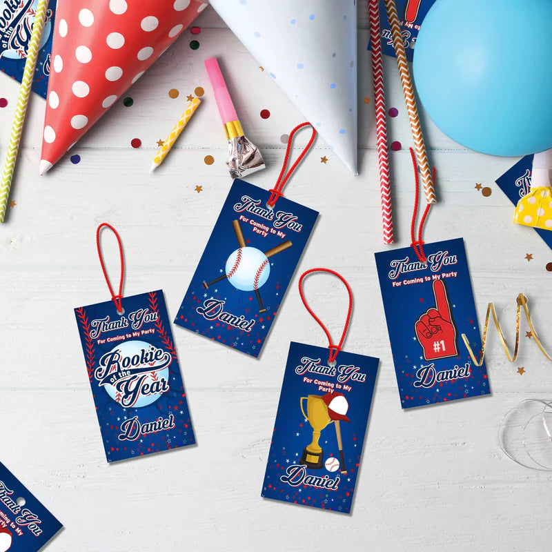 Rookie of The Year Birthday Decorations, MVP Sport Party Supplies, Baseball Themed, Rookie of the Year Digital Template, Editable Rookie of the Year Image SVG PNG