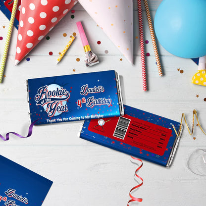 Rookie of The Year Birthday Decorations, MVP Sport Party Supplies, Baseball Themed, Rookie of the Year Digital Template, Editable Rookie of the Year Image SVG PNG