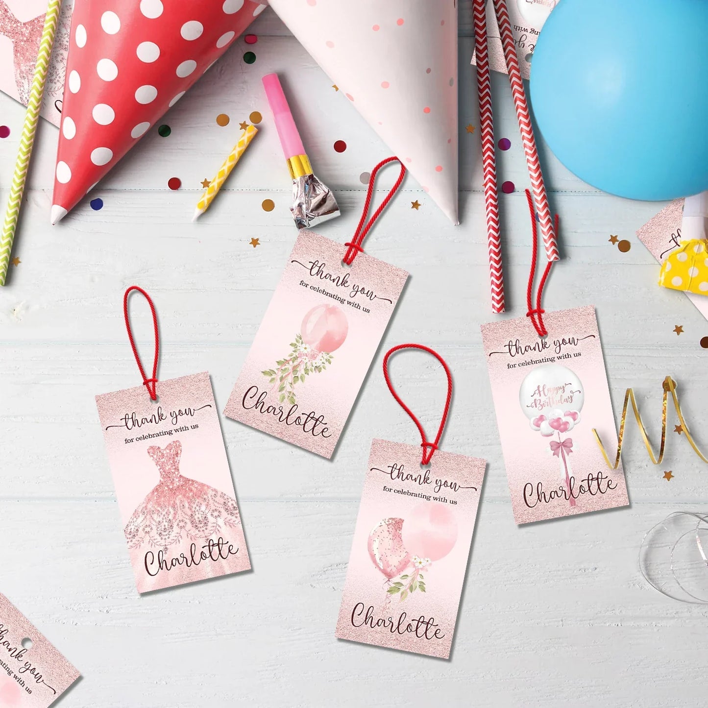 18th birthday Birthday Decorations, 16th birthday Party Supplies, Teen Birthday Themed, Adult Birthday Digital Template, Editable Rose Gold Image SVG PNG