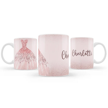 Rose Gold Sublimation Mug personalized mug design for gifts and special occasions