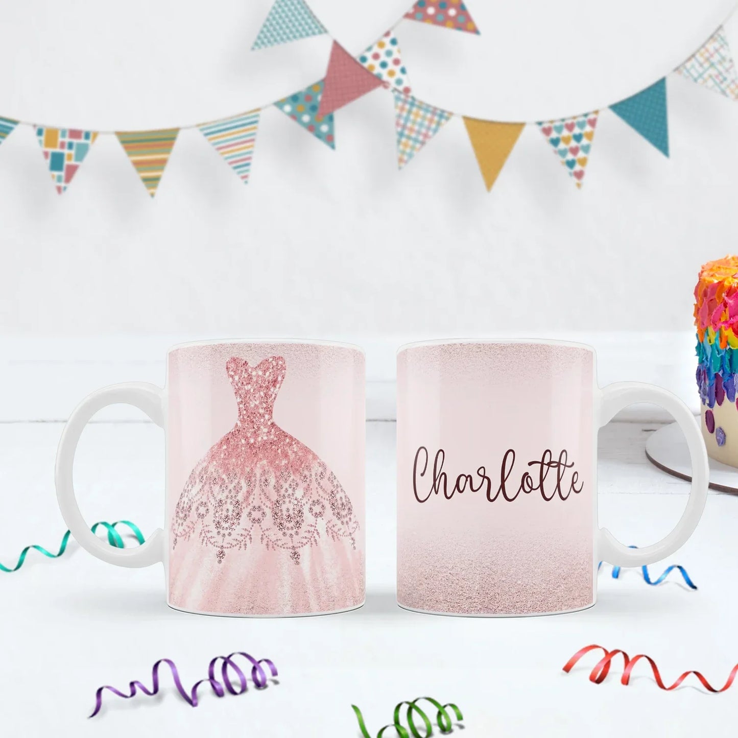 18th birthday Birthday Decorations, 16th birthday Party Supplies, Teen Birthday Themed, Adult Birthday Digital Template, Editable Rose Gold Image SVG PNG