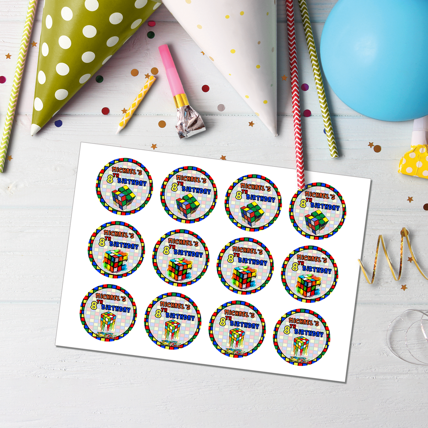 Add a Fun Touch to Your Party, Delight Your Guests with Our Personalized Cupcakes Toppers