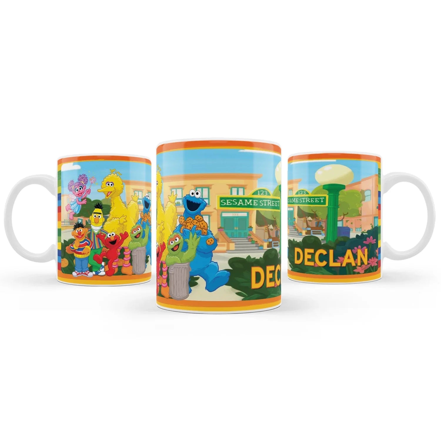 Sesame Street Sublimation Mug - Personalized Sublimation Mugs with Ses ...