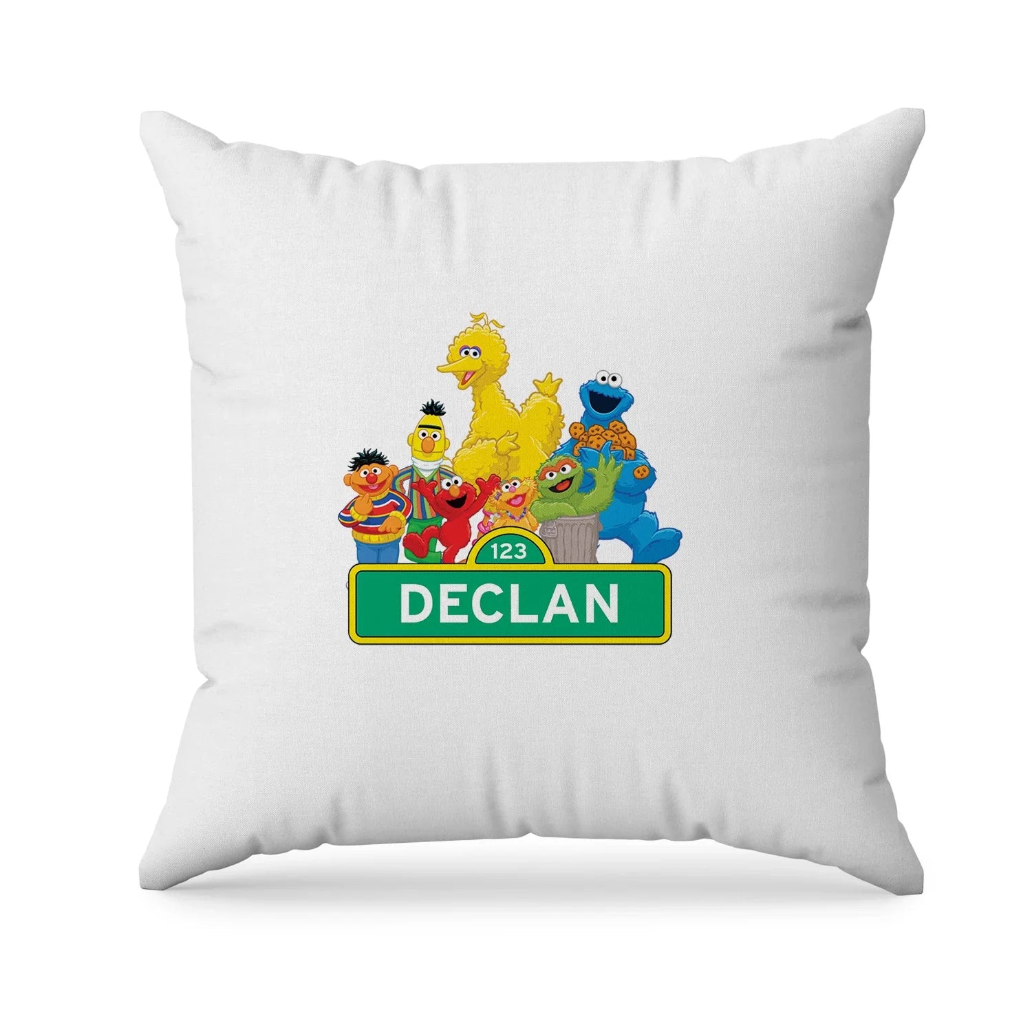 Personalized Sublimation Pillowcases Featuring Sesame Street Characters