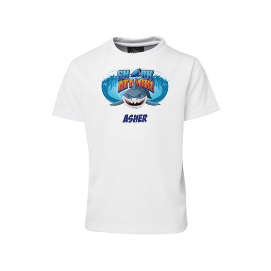 Personalized shark T-shirt for sublimation apparel
