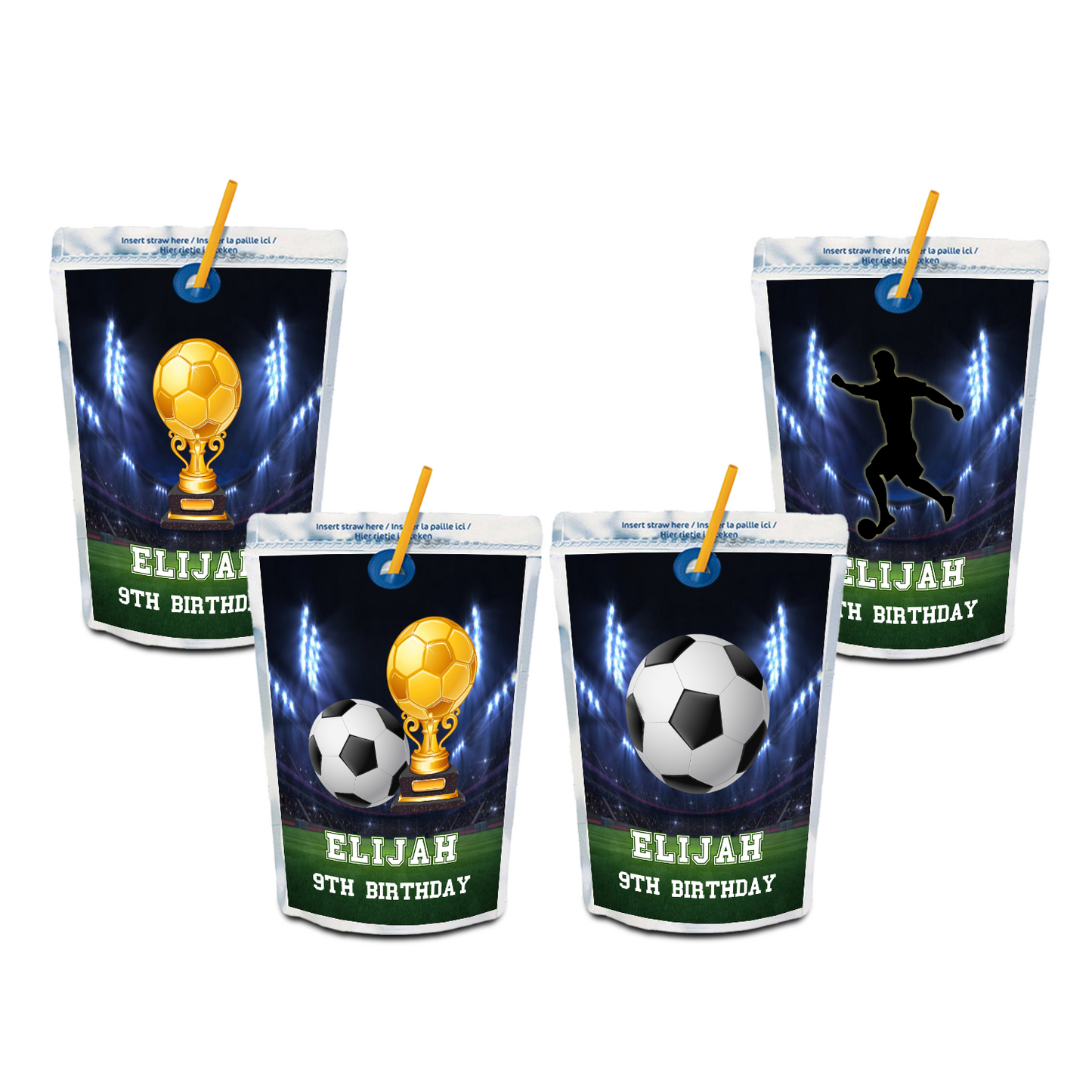 Soccer Caprisun Label/Juice Pouch Label