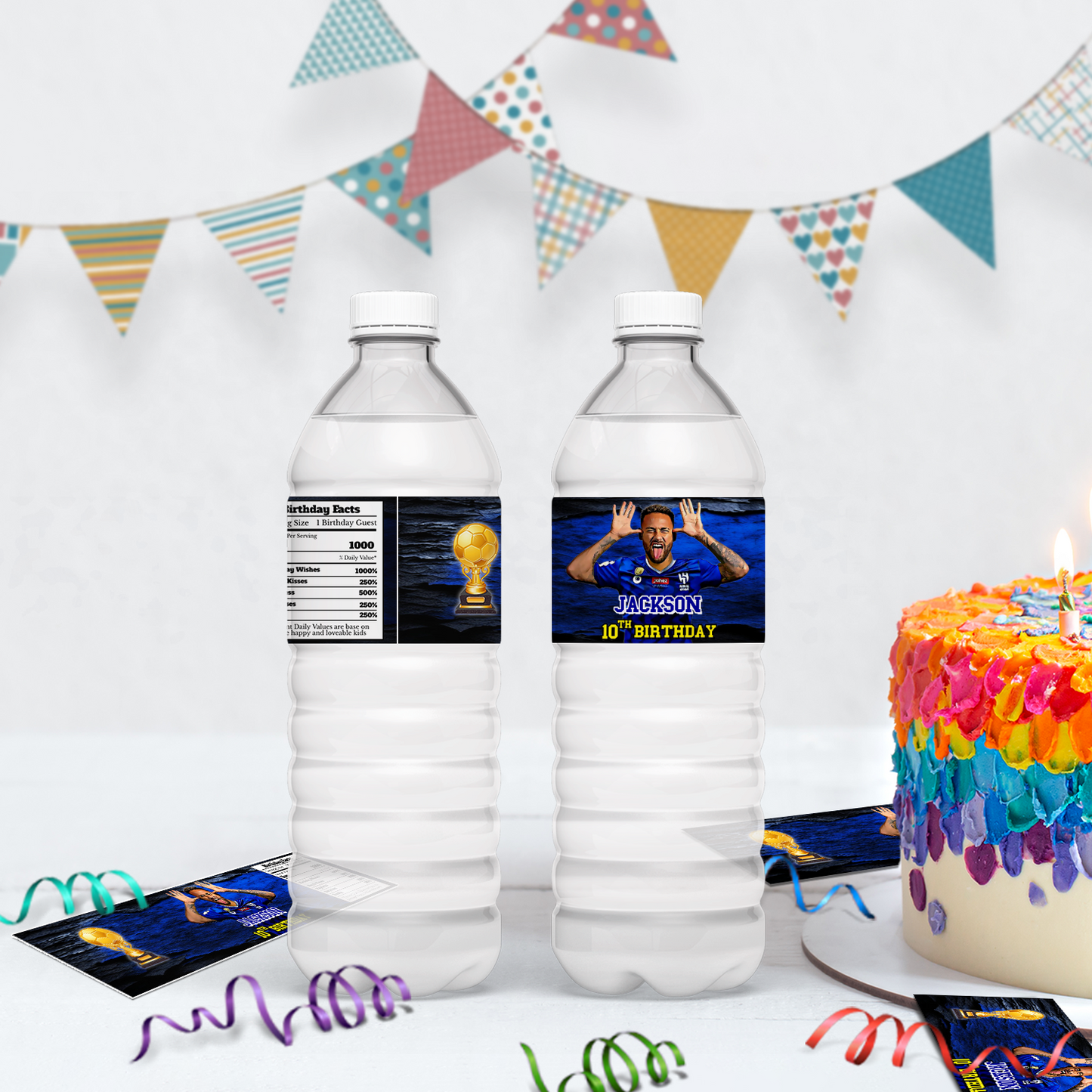 Neymar Birthday Decorations, FIFA World Cup Party Supplies, Neymar Brazil Themed, Neymar Al-Hilal SFC Digital Template, Editable Neymar Image SVG PNG