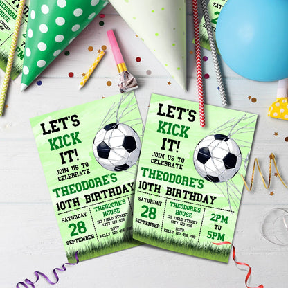 Soccer Birthday Decorations, World Cup Party Supplies, Football Themed, Messi Ronaldo Digital Template, Editable Soccer Image SVG PNG