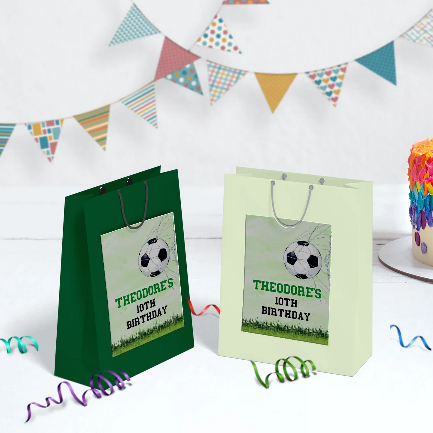 Soccer Birthday Decorations, World Cup Party Supplies, Football Themed, Messi Ronaldo Digital Template, Editable Soccer Image SVG PNG