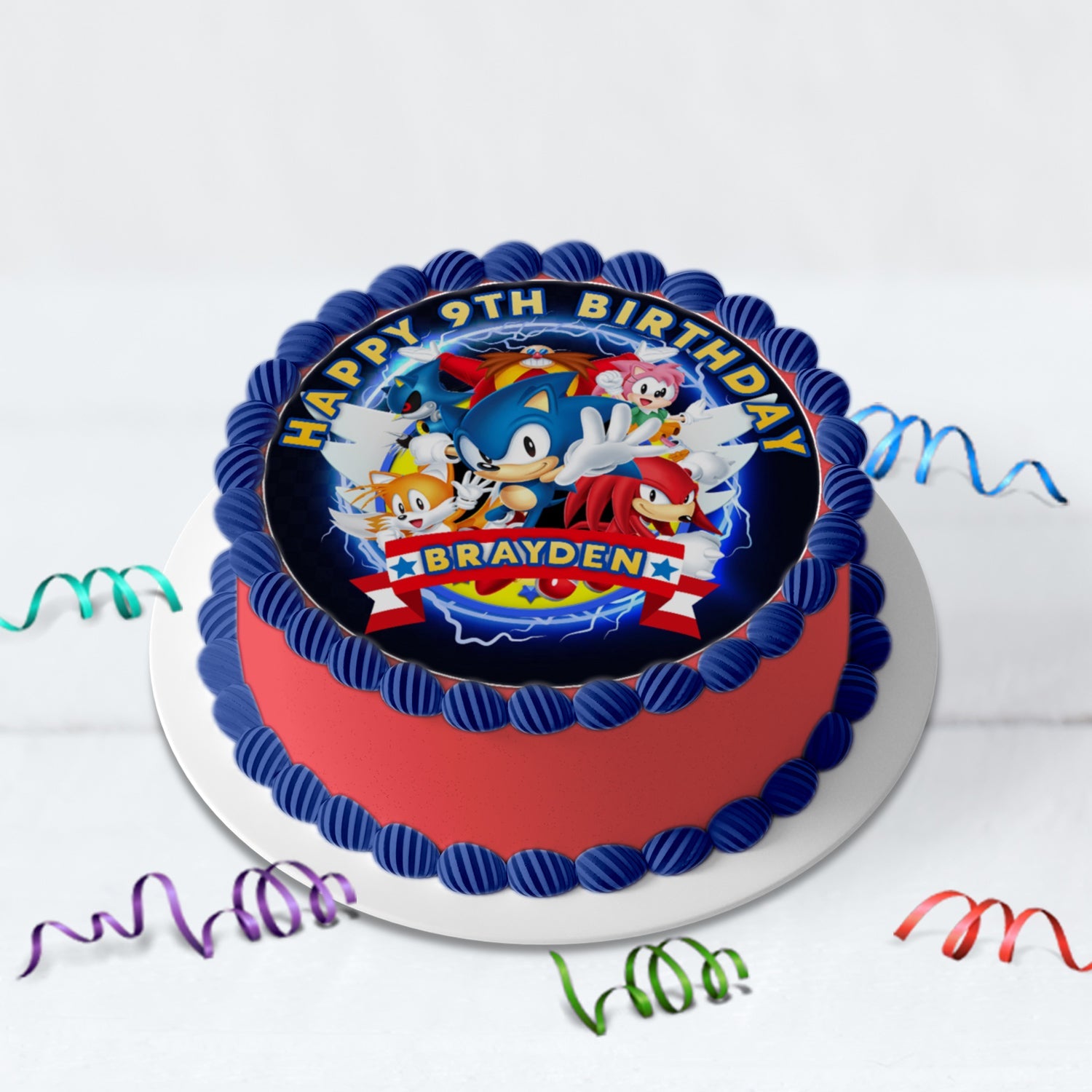 Sonic Birthday Decorations, Amelia the Hedgehog Party Supplies, Sonic the Hedgehog Themed, Sonic Video Games Digital Template, Editable Sonic The Hedgehog Image SVG PNG