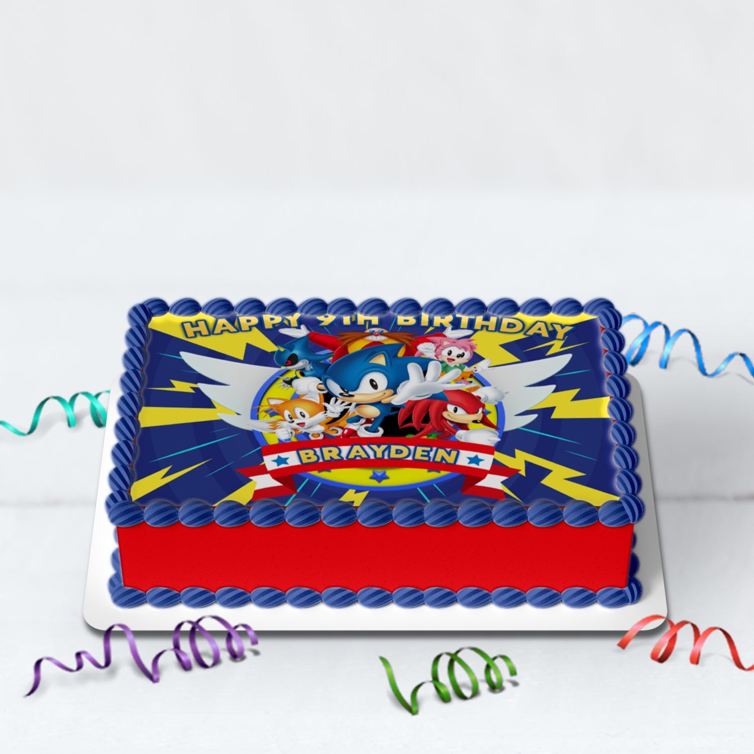 Sonic Birthday Decorations, Amelia the Hedgehog Party Supplies, Sonic the Hedgehog Themed, Sonic Video Games Digital Template, Editable Sonic The Hedgehog Image SVG PNG