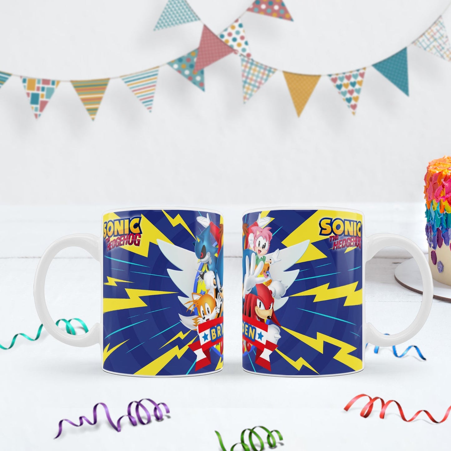 Sonic Birthday Decorations, Amelia the Hedgehog Party Supplies, Sonic the Hedgehog Themed, Sonic Video Games Digital Template, Editable Sonic The Hedgehog Image SVG PNG