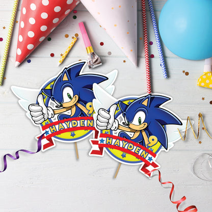 Sonic Birthday Decorations, Amelia the Hedgehog Party Supplies, Sonic the Hedgehog, Sonic Video Games, Sonic The Hedgehog SVG