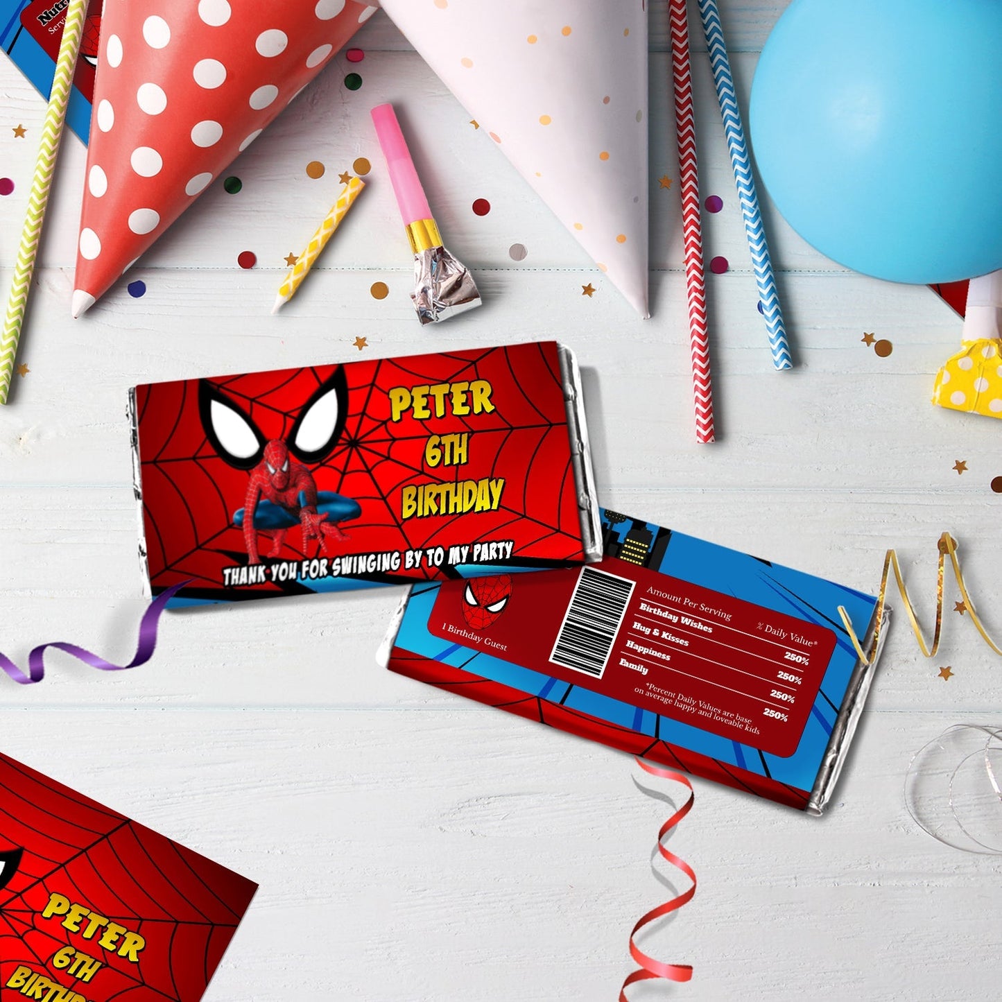 Spiderman Birthday Decorations, Spiderman Marvel Party Supplies, Super Heroes Themed, Spider-Man Digital Template, Editable Spiderman Image SVG PNG